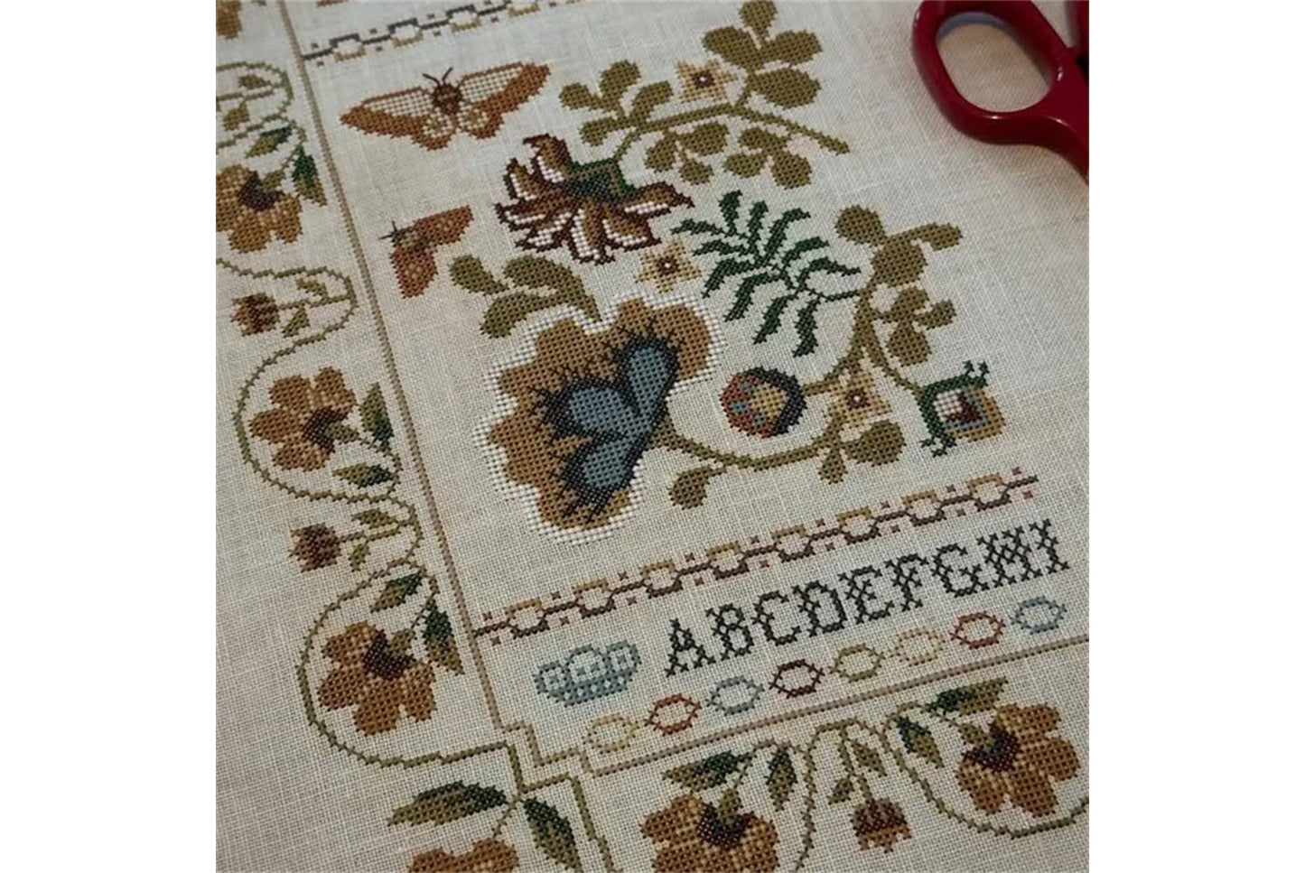 **Let Love Reign Cross Stitch Kit | Modern Minimalist Style**