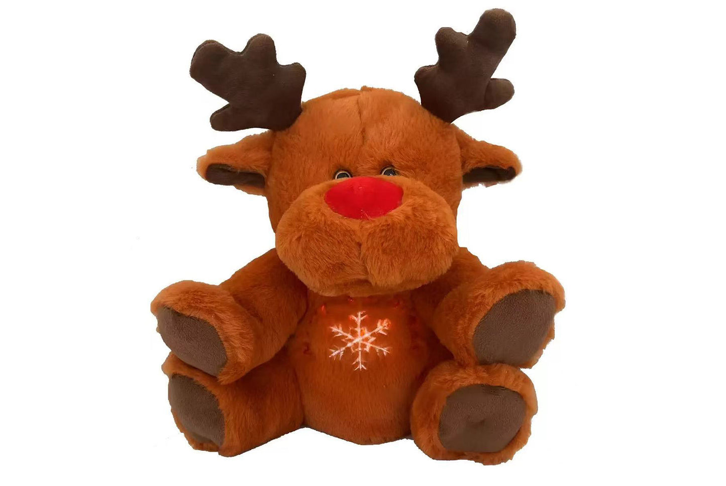 Breathing and Light-Up Christmas Elk