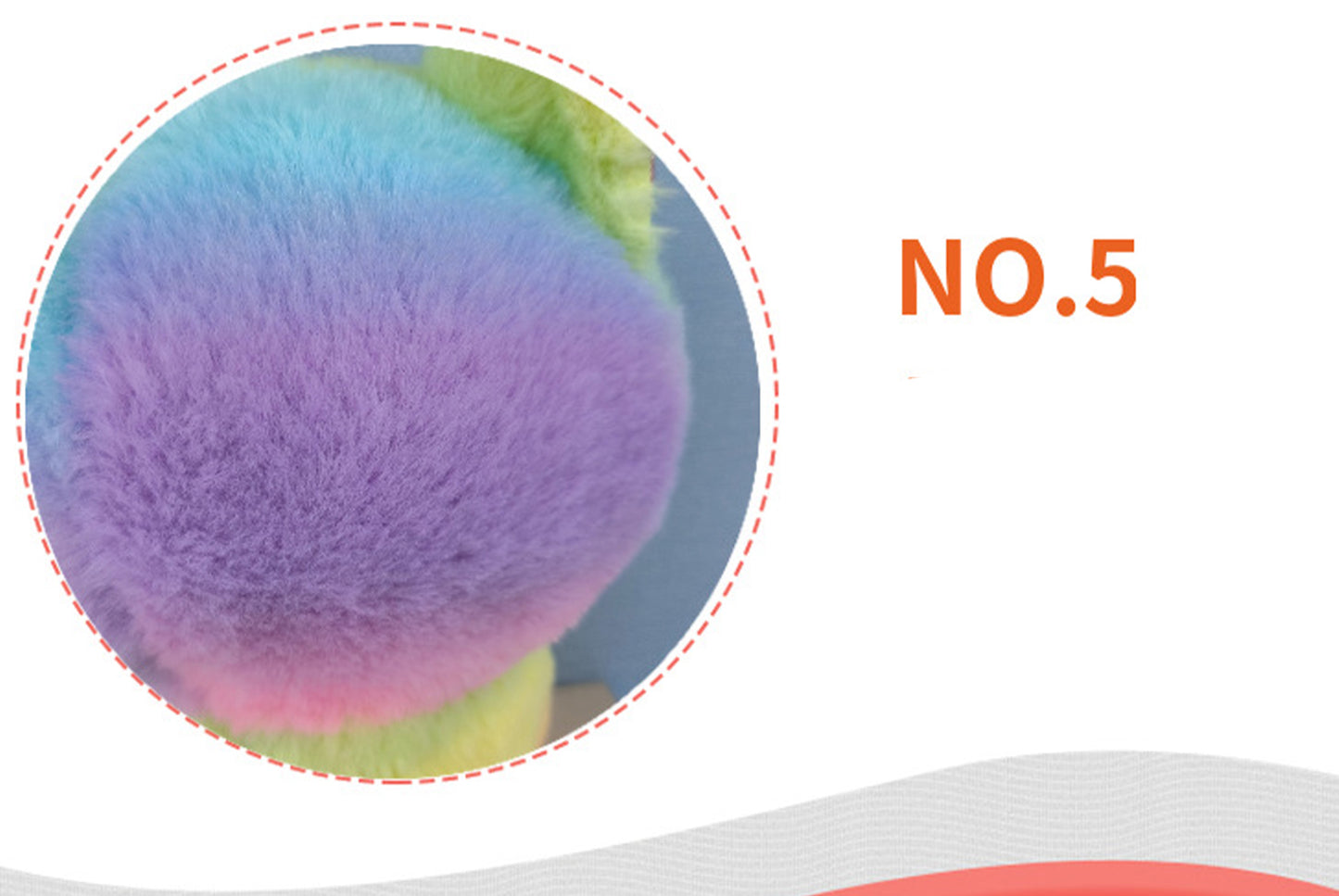 Rainbow Cat Plush | Chubby Plush Toy for Children's Birthday Gift