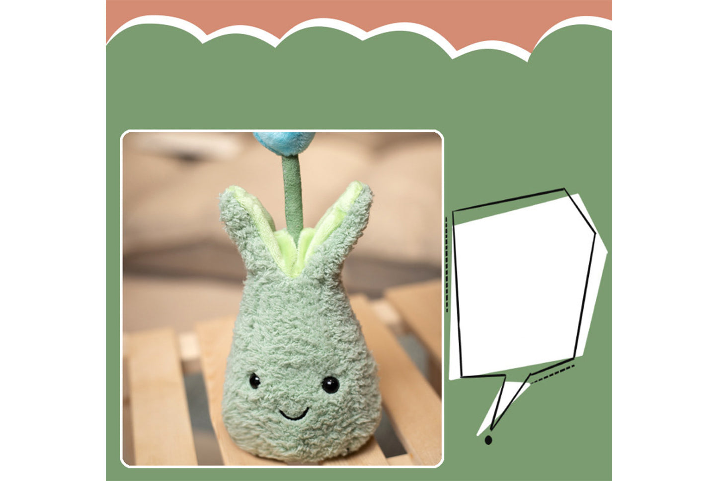 **Cute Simulated Tulip Flower | Home Decor Plush Toy**