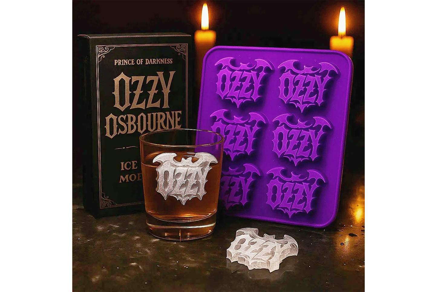**Ozzy Osbourne Ice Cube Mold | Rock Themed Ice Maker**