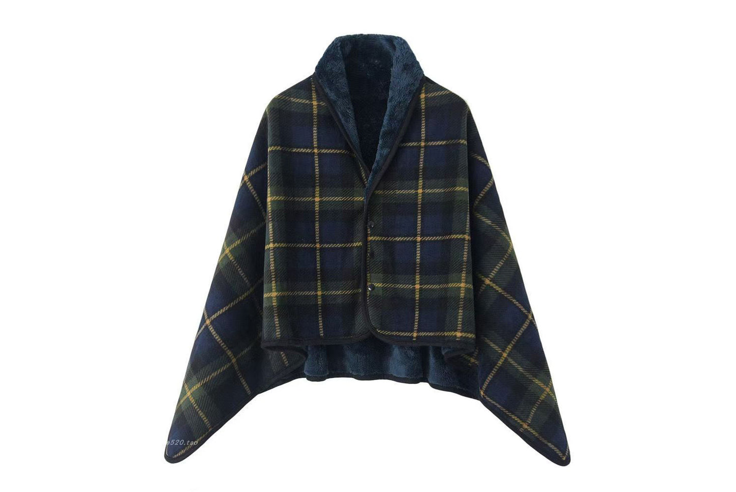 Multifunctional Flannel Shawl Blanket