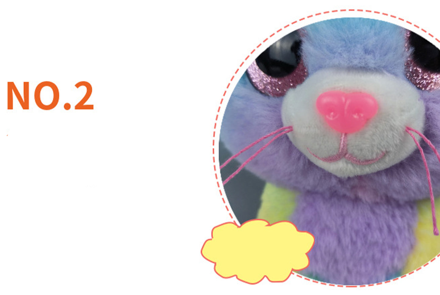 Rainbow Cat Plush | Chubby Plush Toy for Children's Birthday Gift