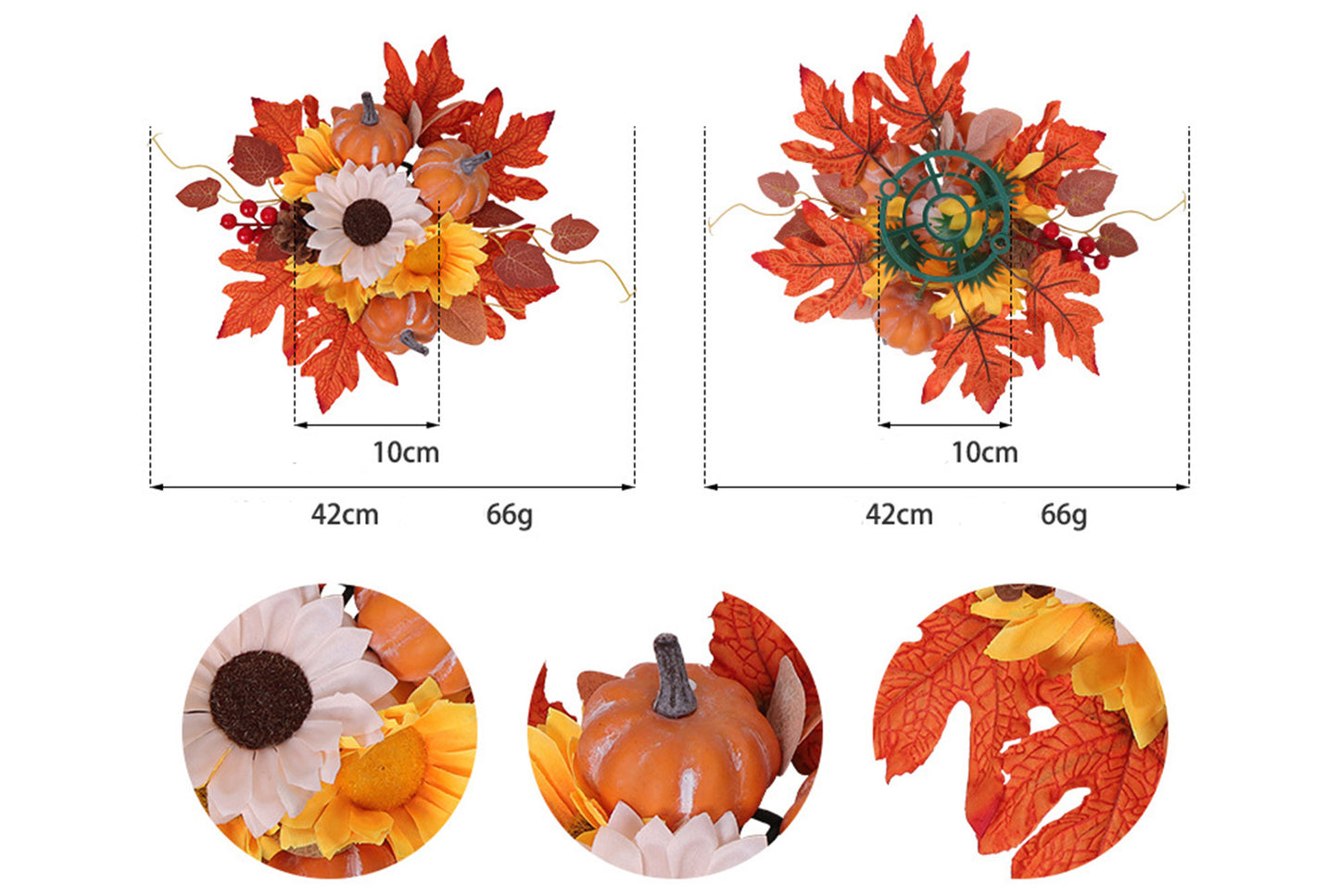 Autumn Simulated Maple Leaf Ornaments