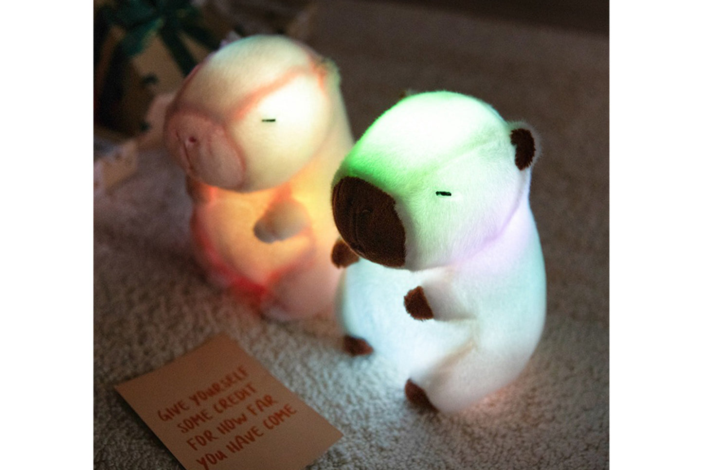 Light-Up Capybara Plush Toy