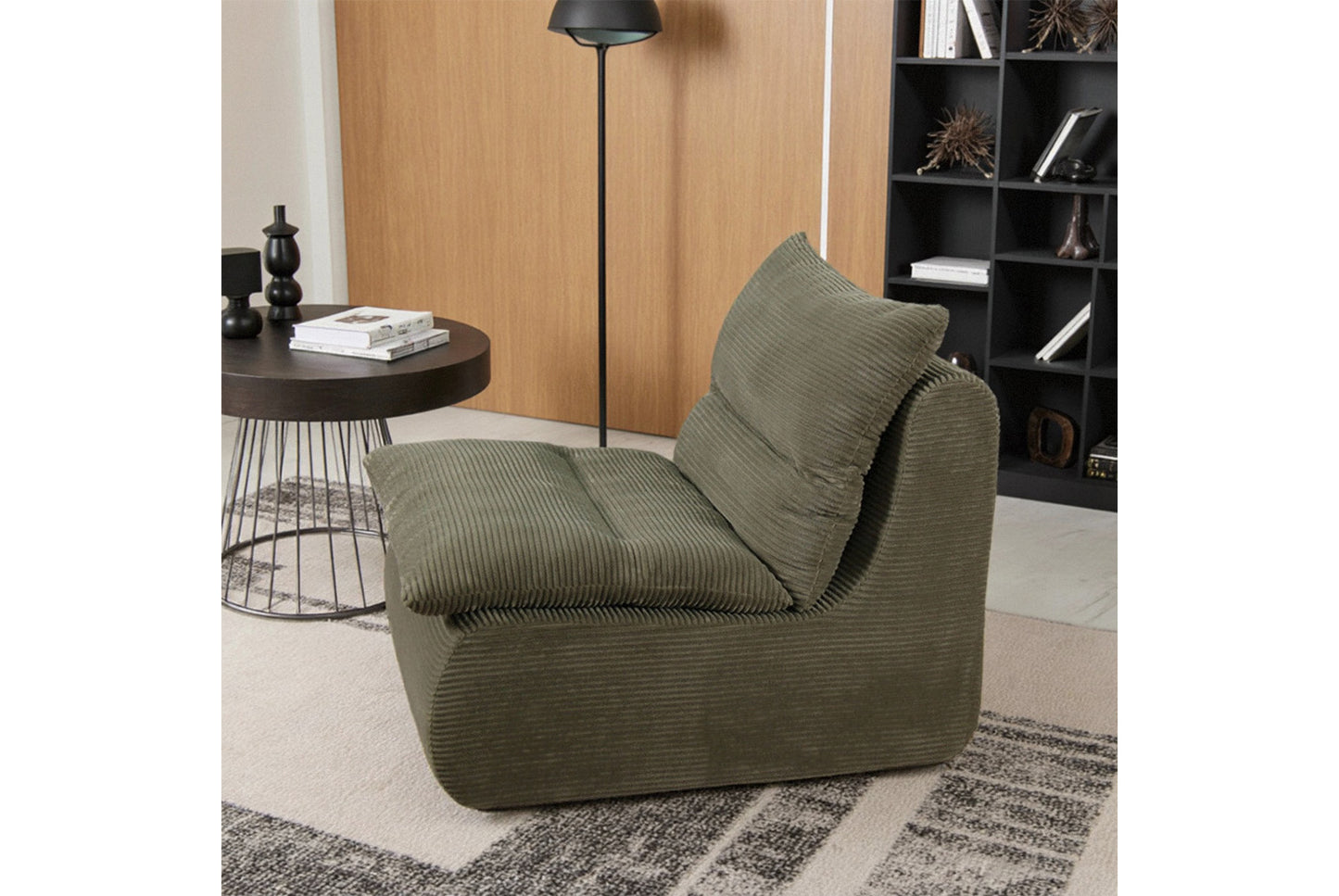 Modern Corduroy Beanbag Sofa