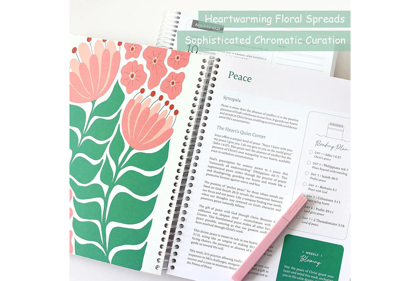 **52-Week Bible Study Book | Annual Devotional Workbook**