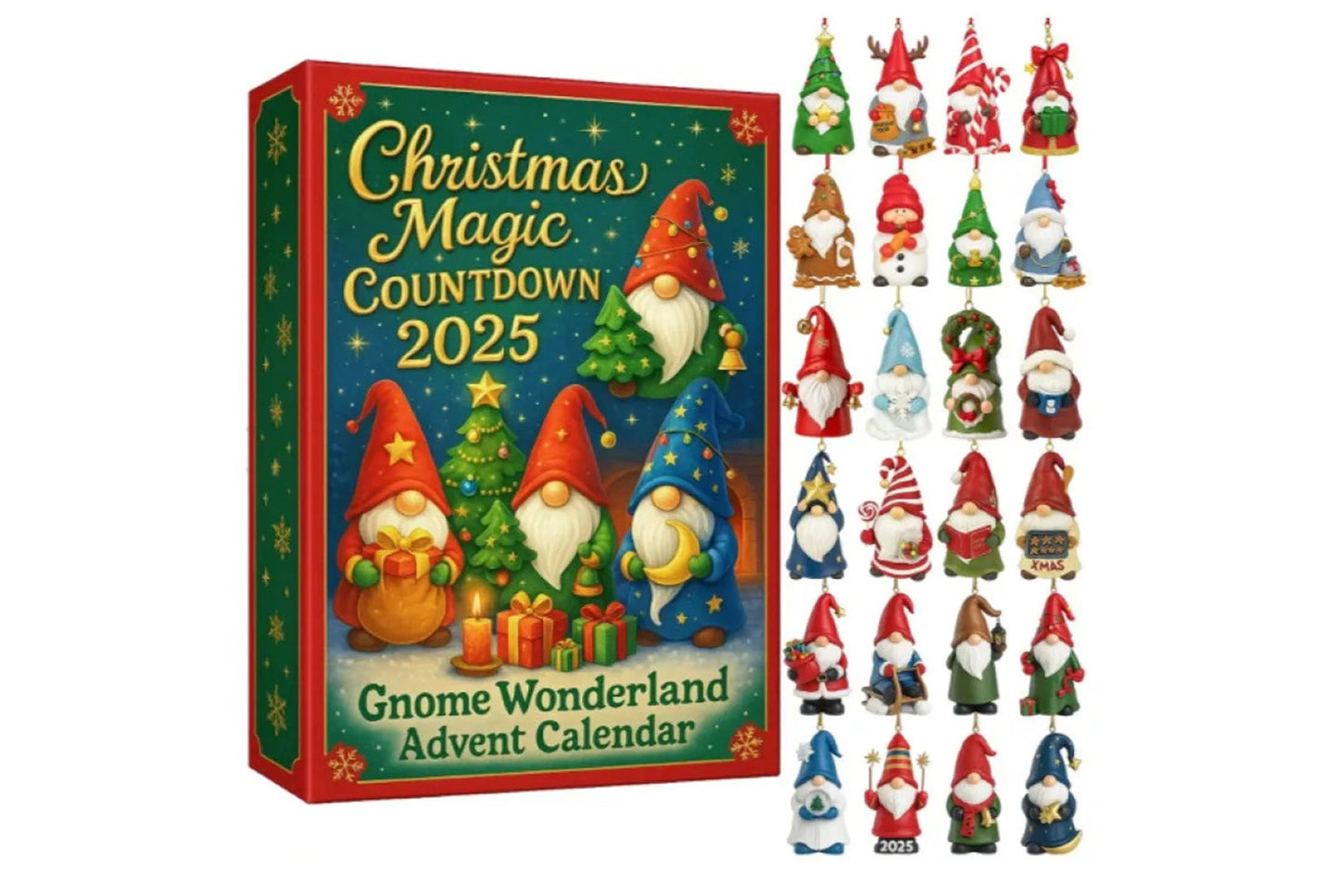 2025 Christmas Magical Gnome Wonderland Advent Calendar