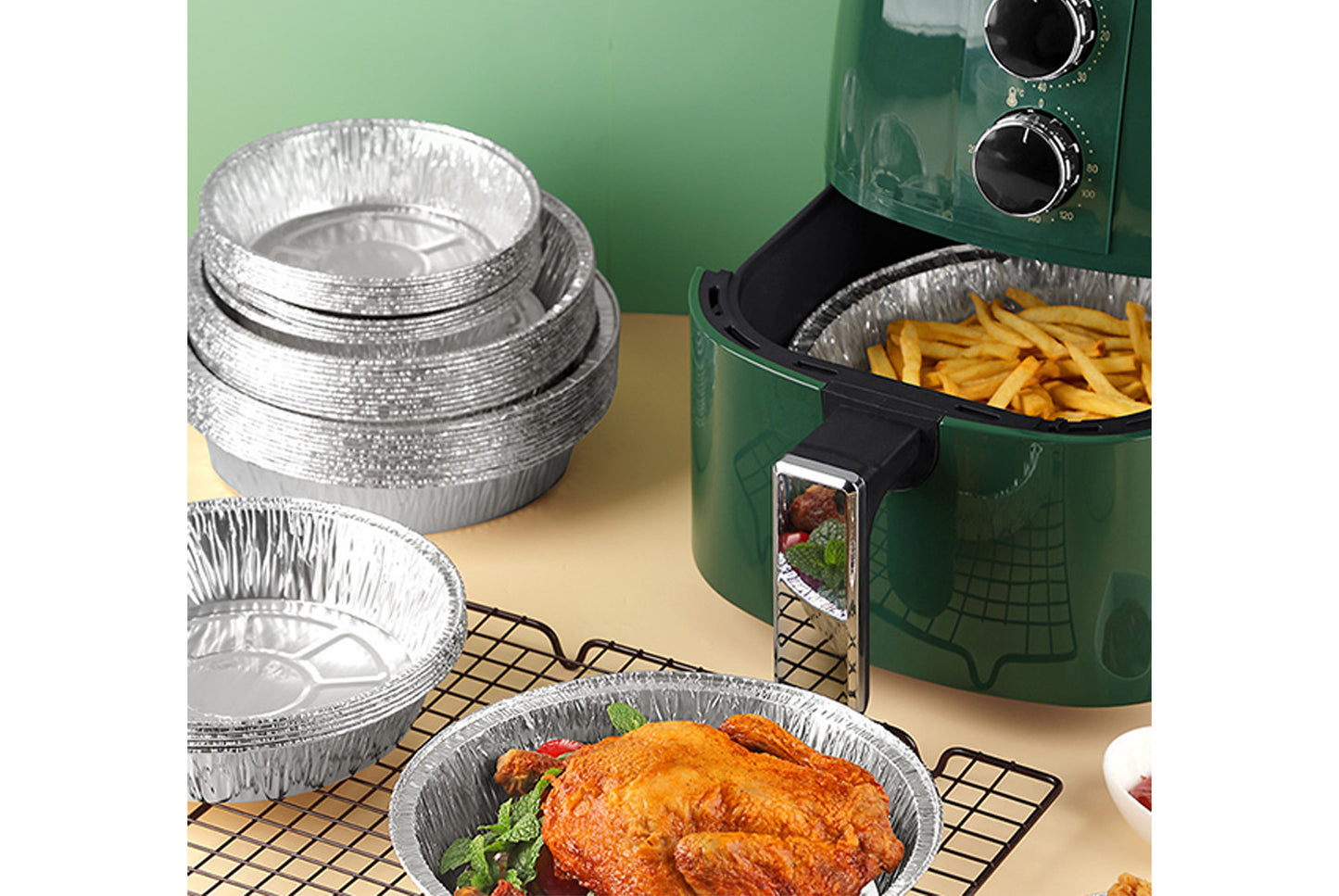 Aluminum foil tray