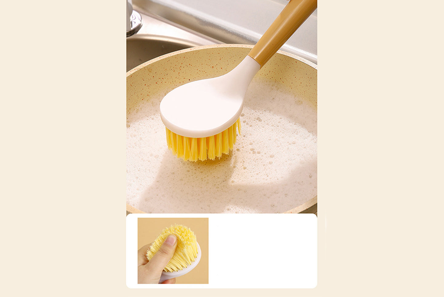 Non-stick dishwashing artifact