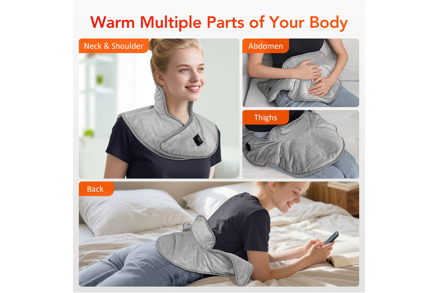 USB Heated Shawl/Shoulder Support