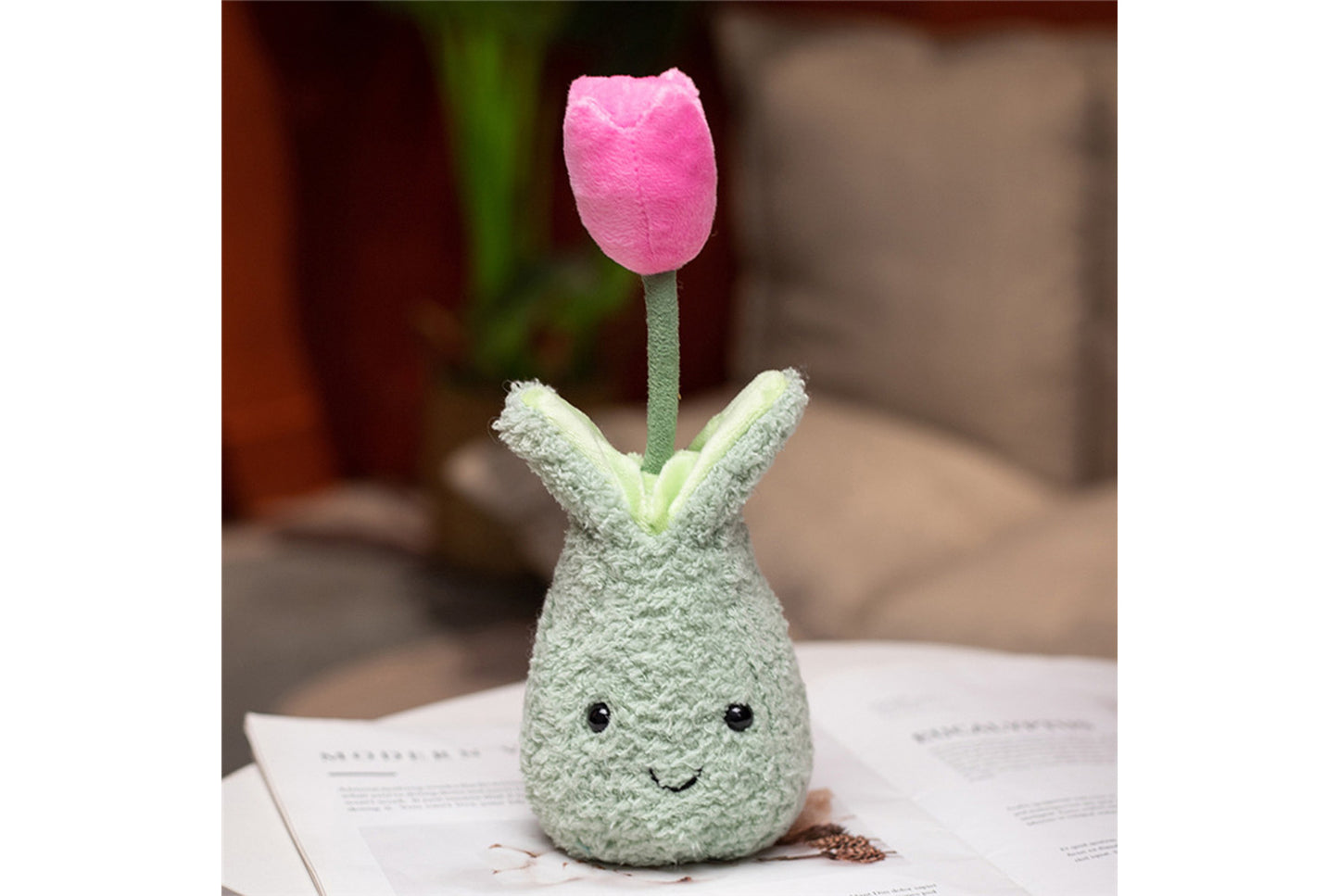 **Cute Simulated Tulip Flower | Home Decor Plush Toy**