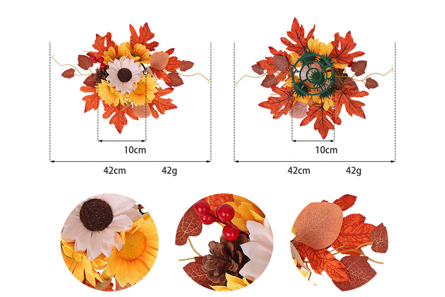 Autumn Simulated Maple Leaf Ornaments