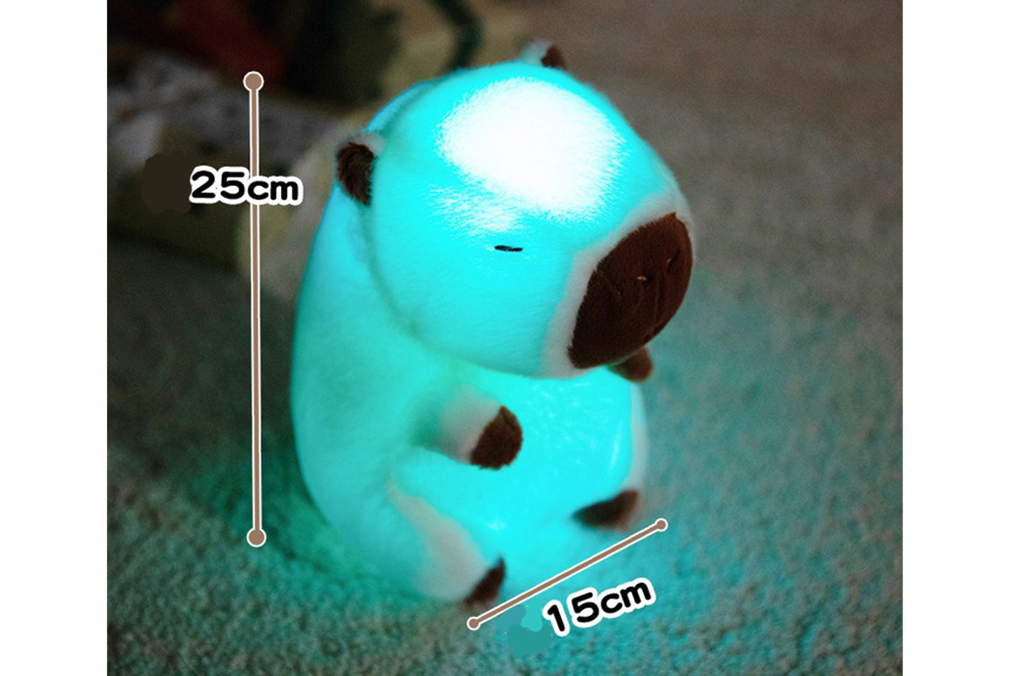 Light-Up Capybara Plush Toy