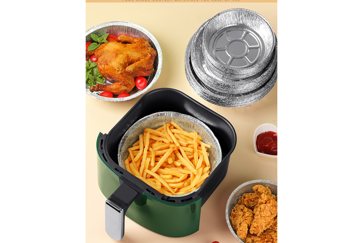 Aluminum foil tray
