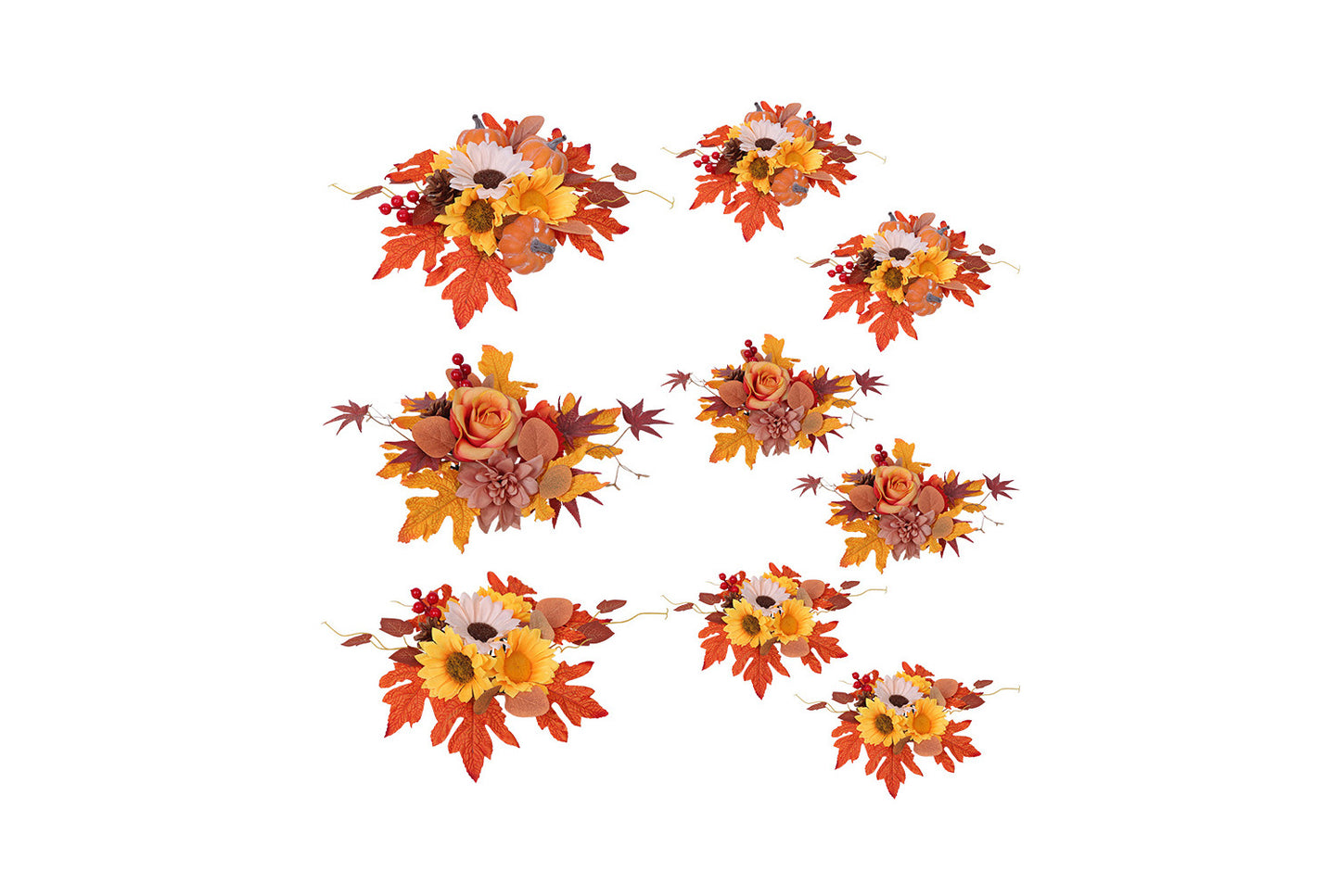 Autumn Simulated Maple Leaf Ornaments