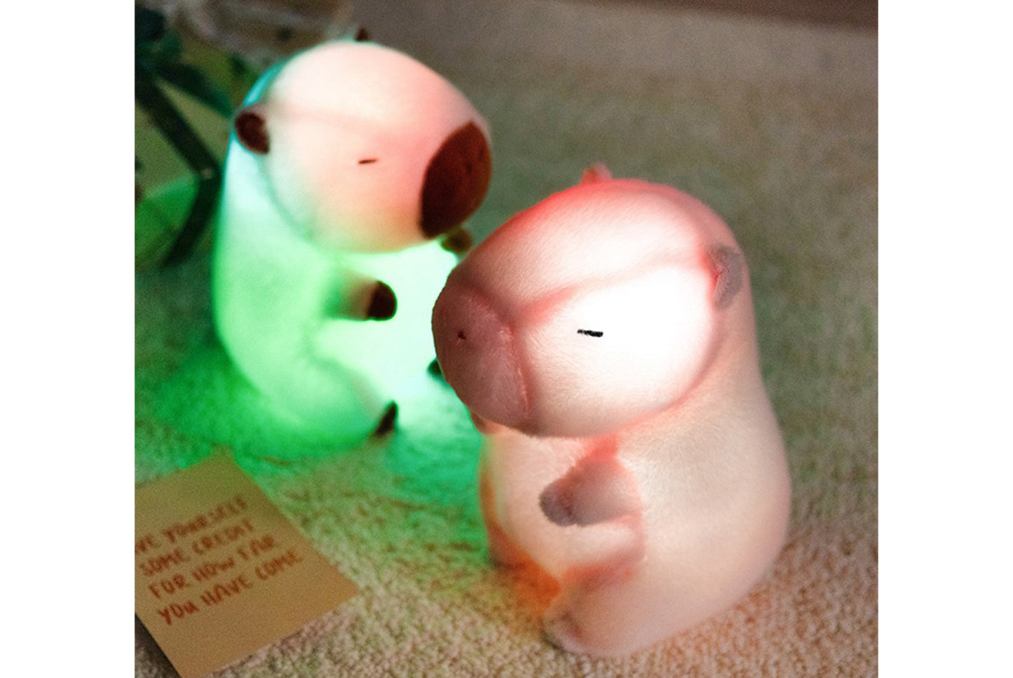 Light-Up Capybara Plush Toy