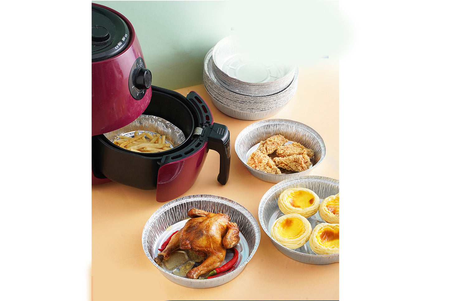 Thickened oven tin foil tray