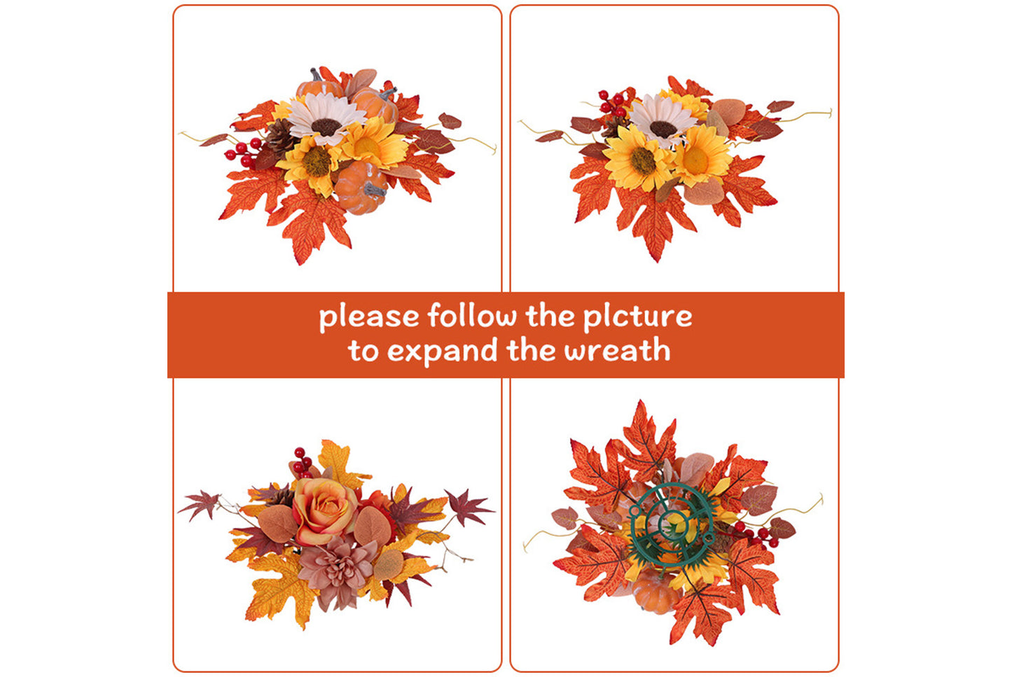 Autumn Simulated Maple Leaf Ornaments