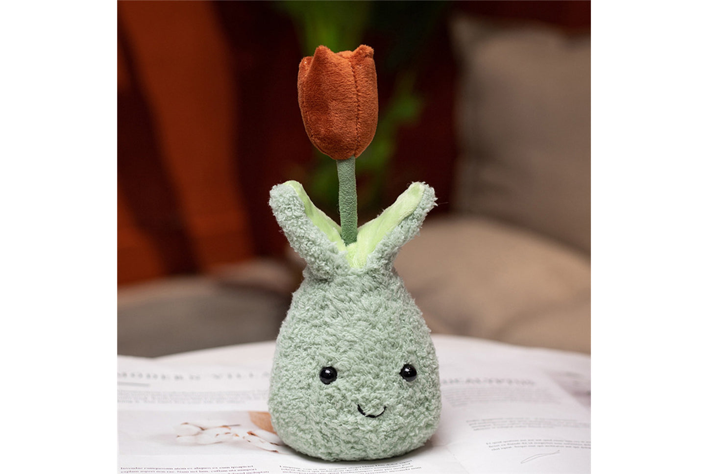 **Cute Simulated Tulip Flower | Home Decor Plush Toy**