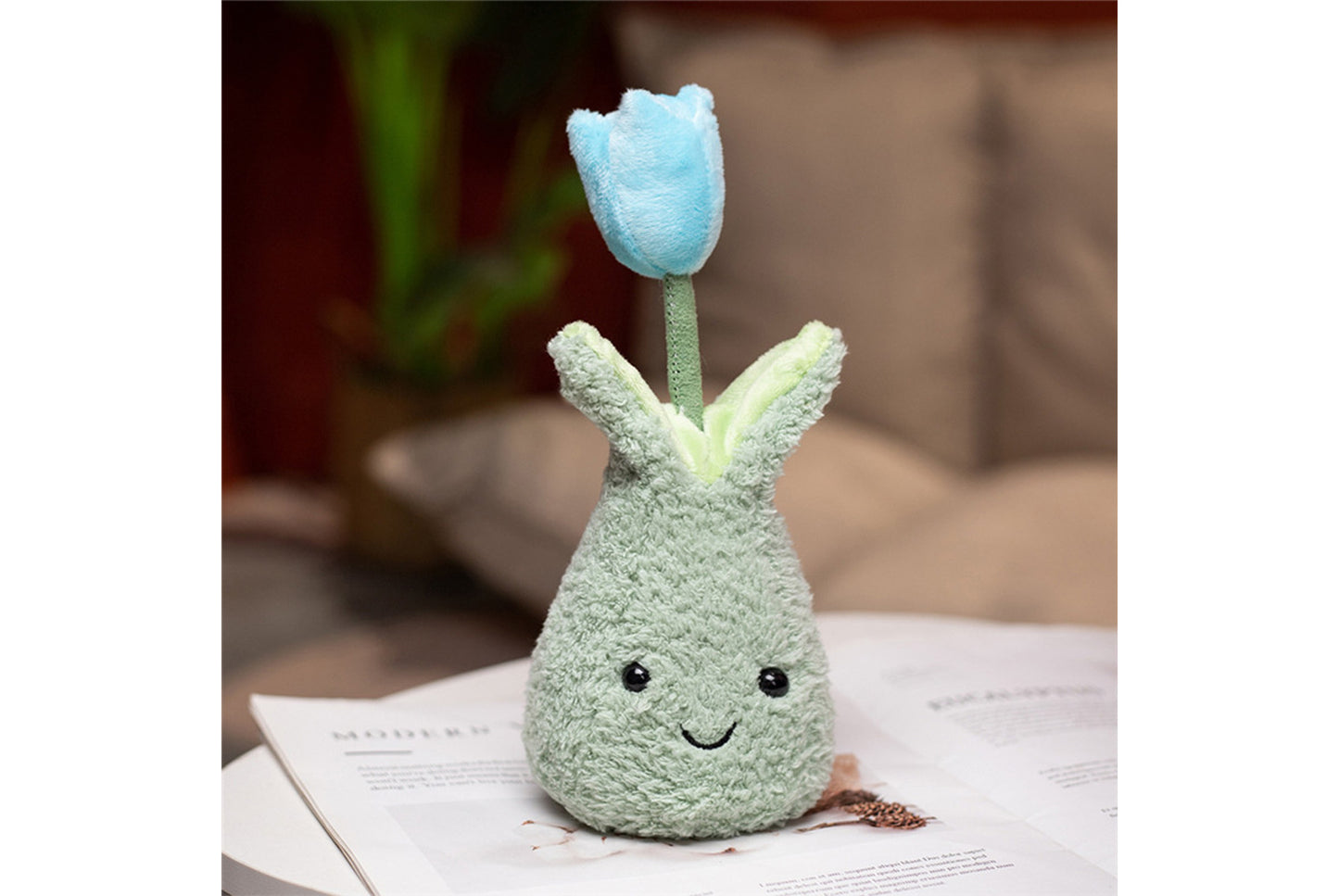 **Cute Simulated Tulip Flower | Home Decor Plush Toy**