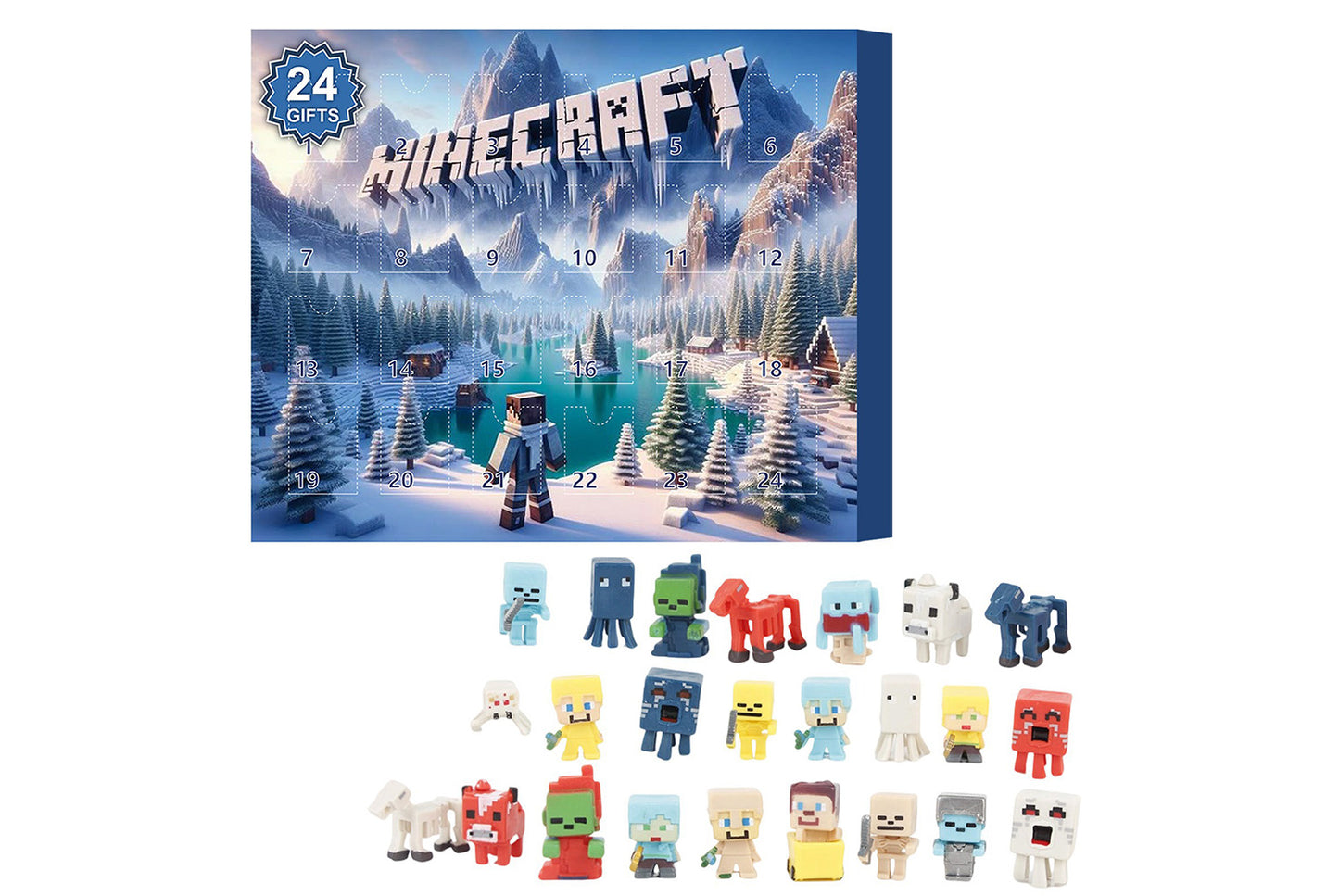 Minecraft Doll Countdown Surprise Blind Box