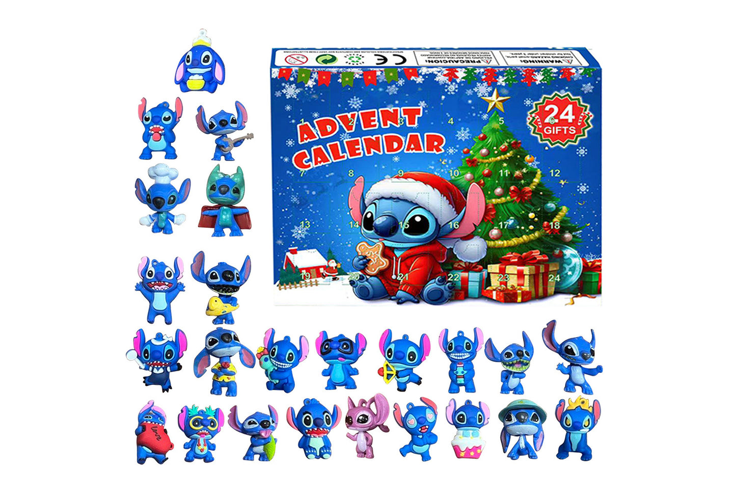 2025 Stitch & Stitch Christmas Advent Calendar Blind Box