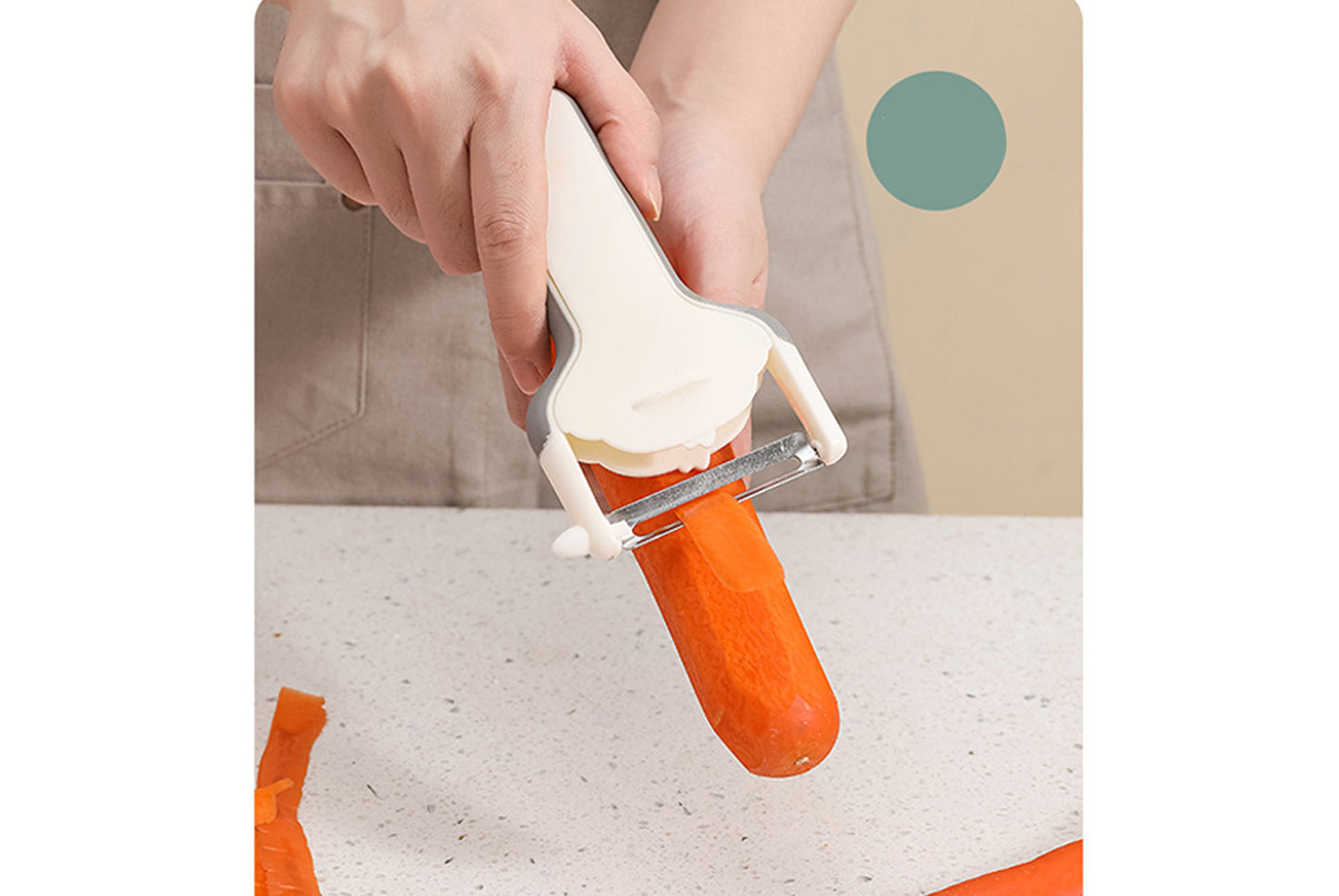 Stainless steel peeling knife