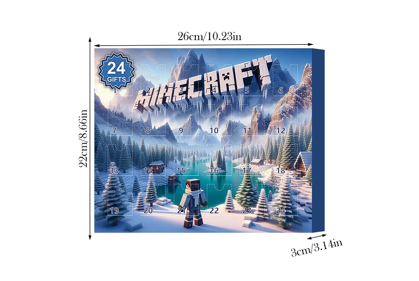 Minecraft Doll Countdown Surprise Blind Box