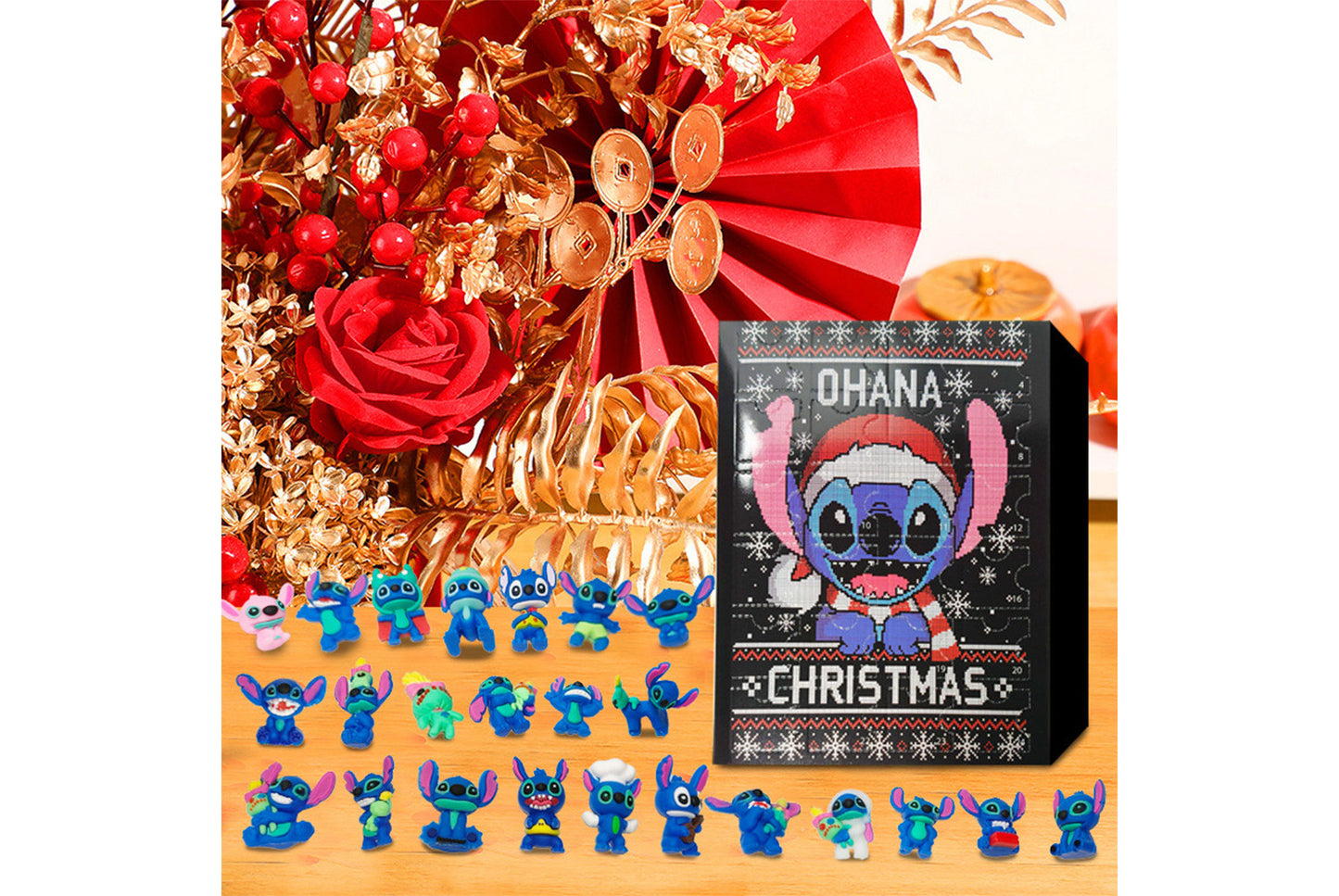 2025 Stitch & Stitch Christmas Advent Calendar Blind Box