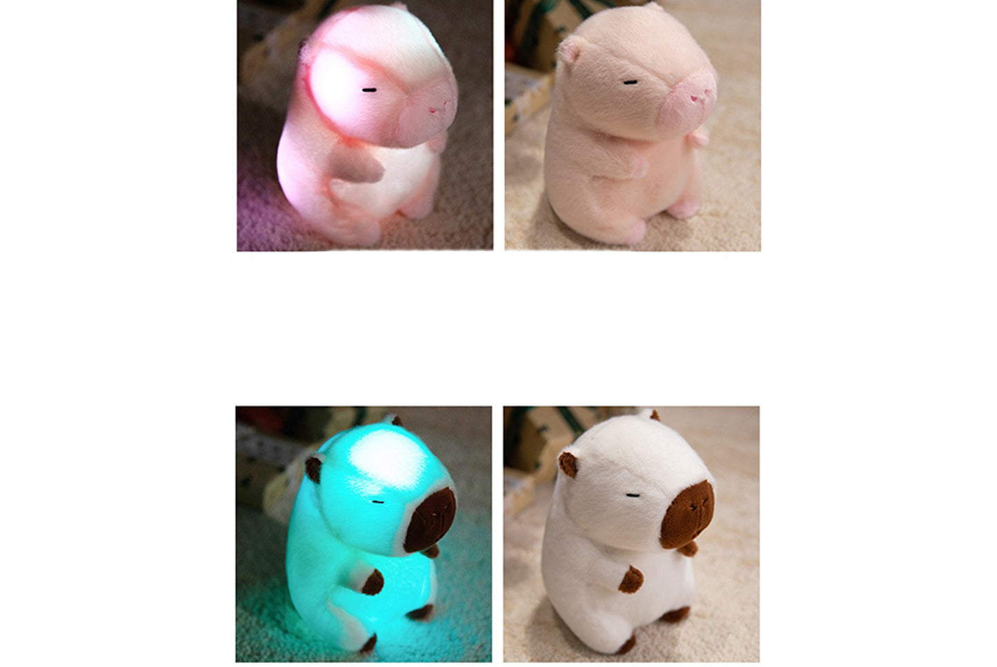Light-Up Capybara Plush Toy