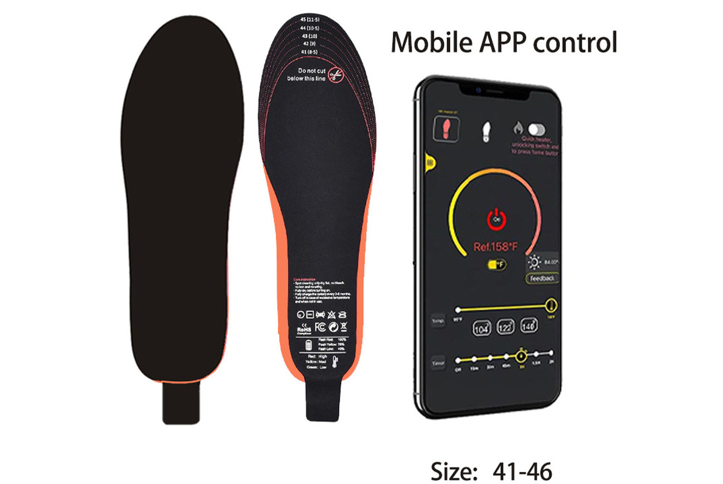 Electrically Heated Insoles