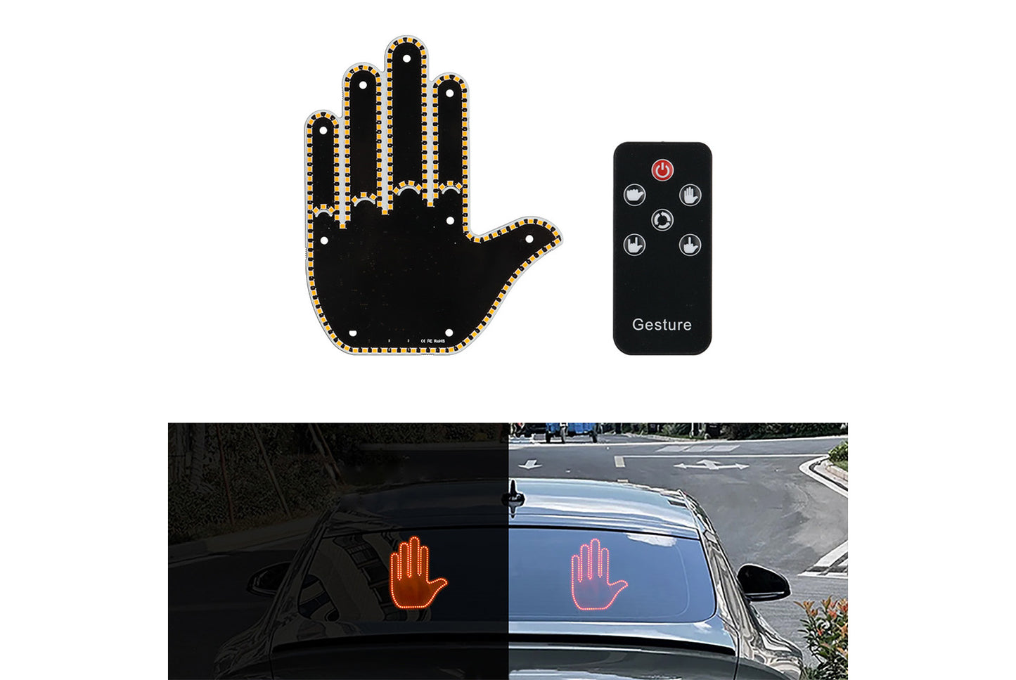 Car LED Gesture Interactive Light