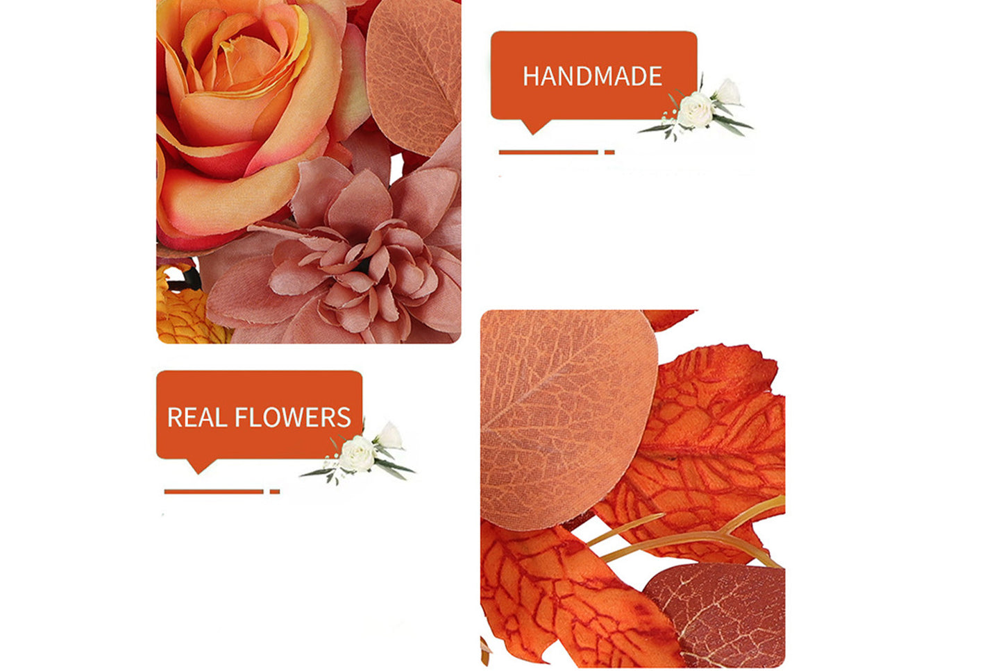 Autumn Simulated Maple Leaf Ornaments