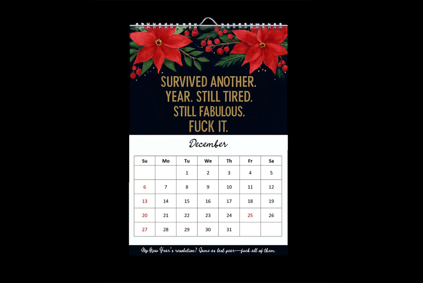 Calendar For Women Who've Had Enough 2026
