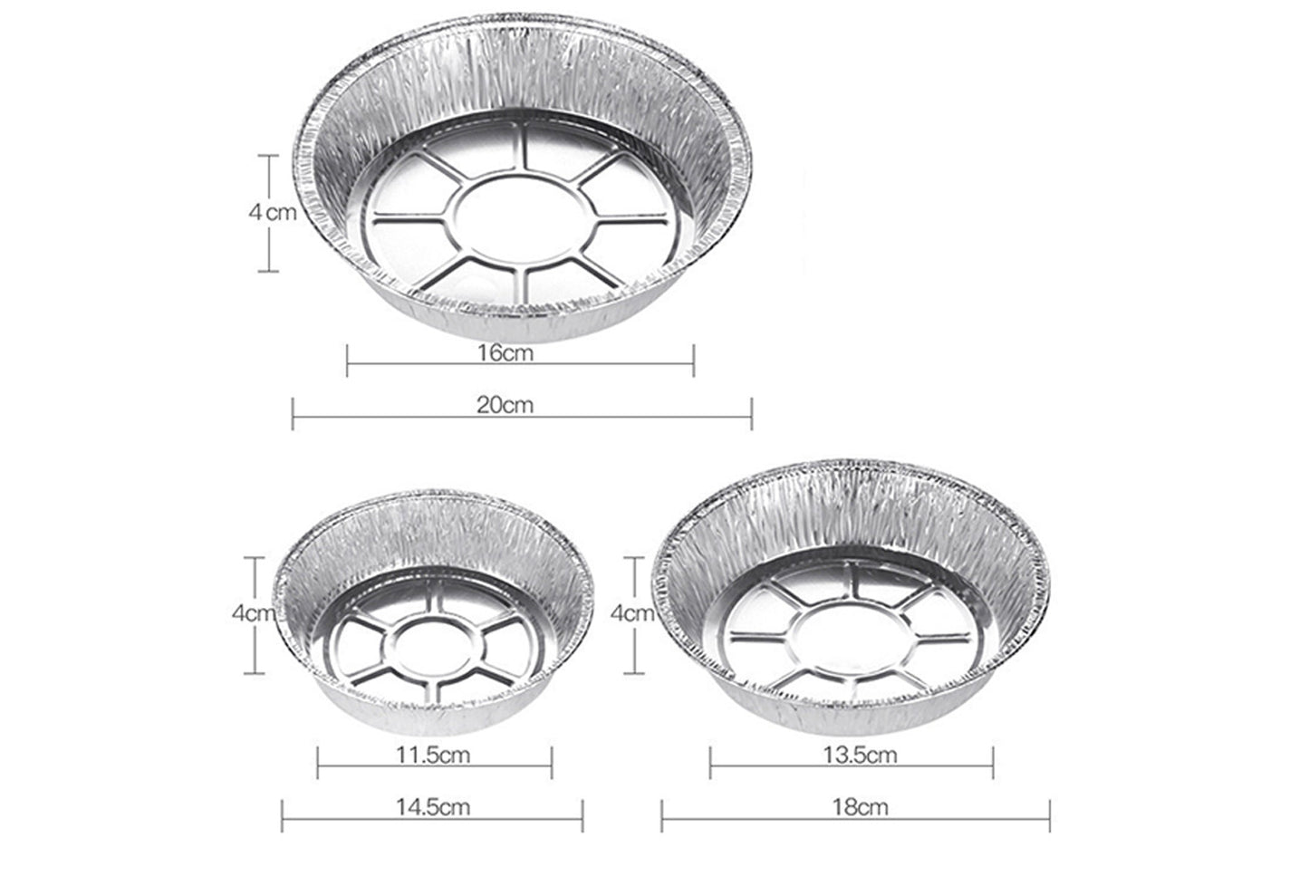 Aluminum foil tray