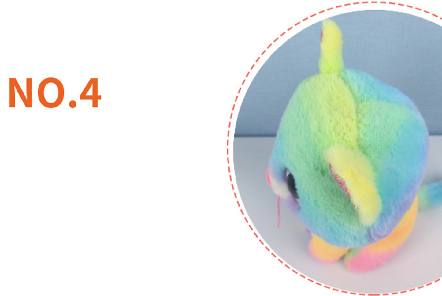 Rainbow Cat Plush | Chubby Plush Toy for Children's Birthday Gift