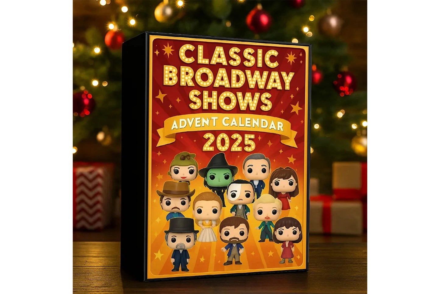 Shows Advent Calendar 2025 Classic Broadway Shows Christmas Countdown Calendar