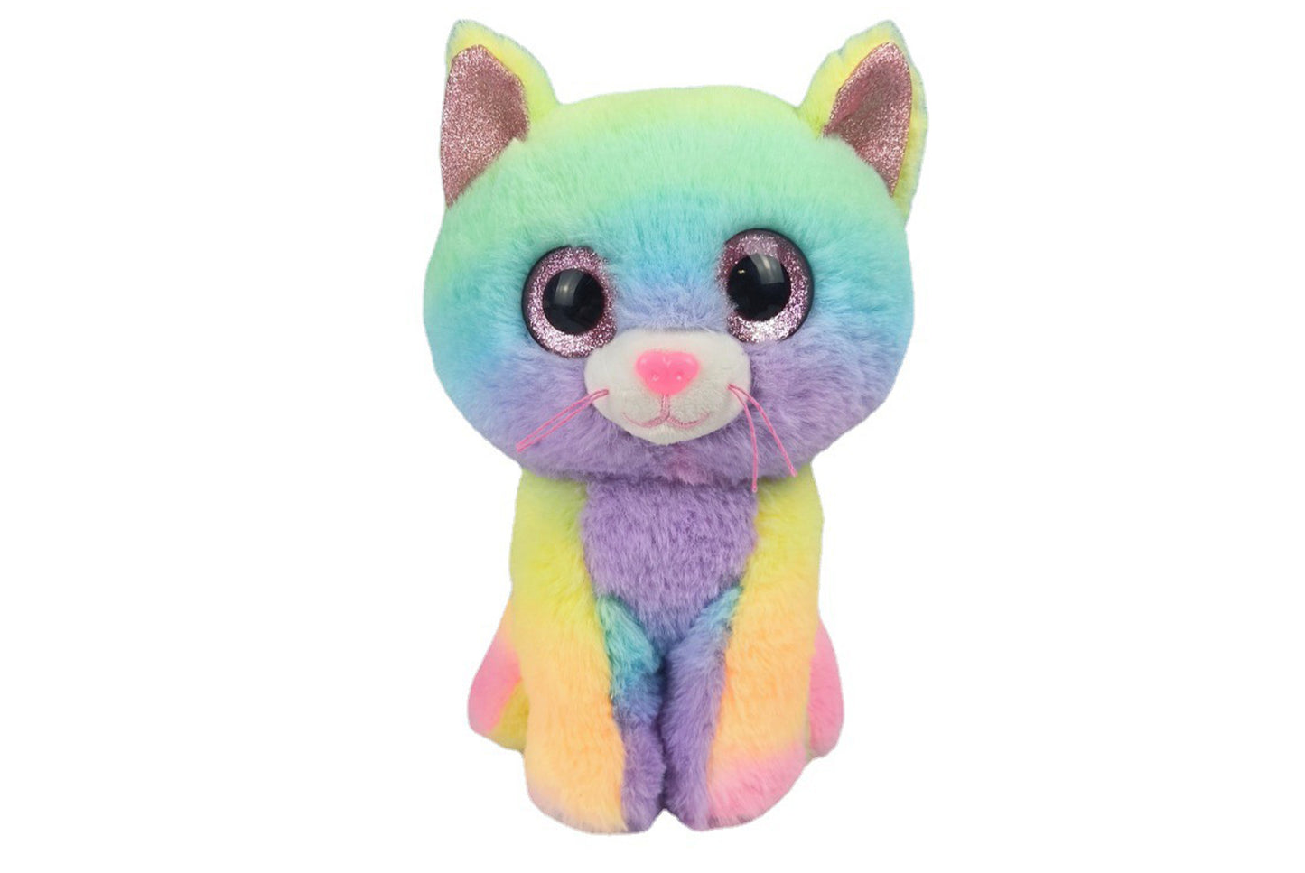 Rainbow Cat Plush | Chubby Plush Toy for Children's Birthday Gift
