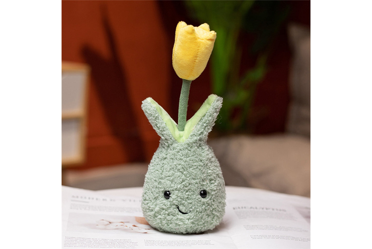 **Cute Simulated Tulip Flower | Home Decor Plush Toy**