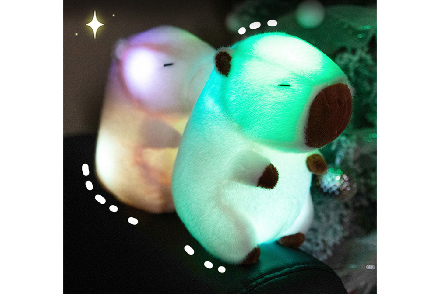 Light-Up Capybara Plush Toy