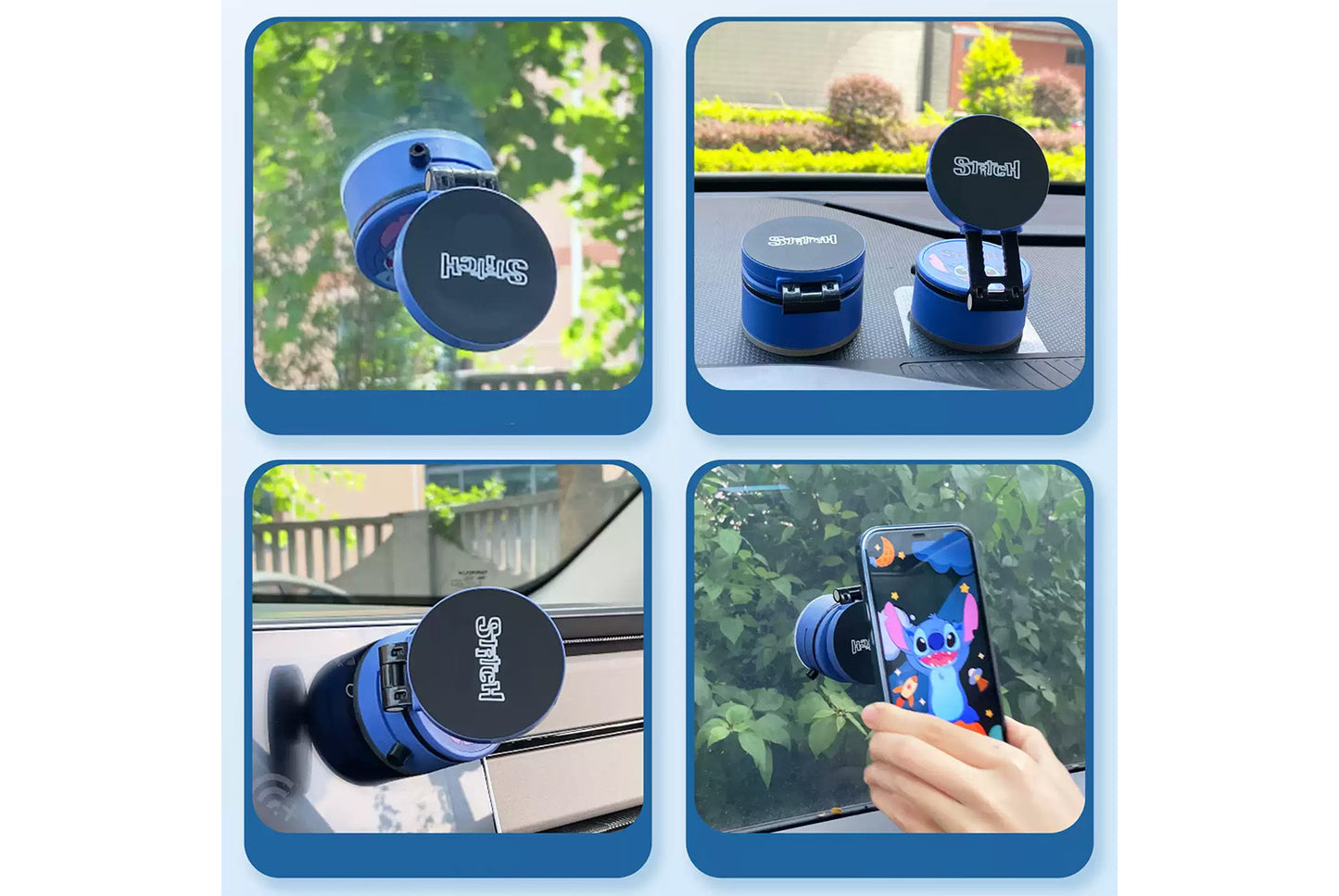 Stitch Vacuum Magnetic Phone Holder