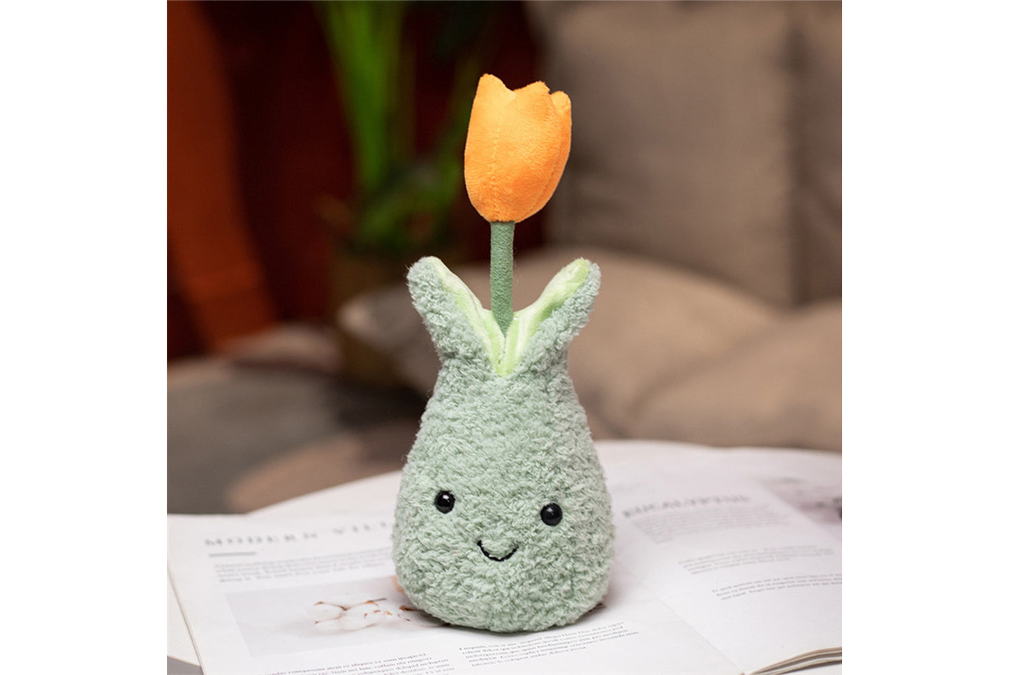 **Cute Simulated Tulip Flower | Home Decor Plush Toy**
