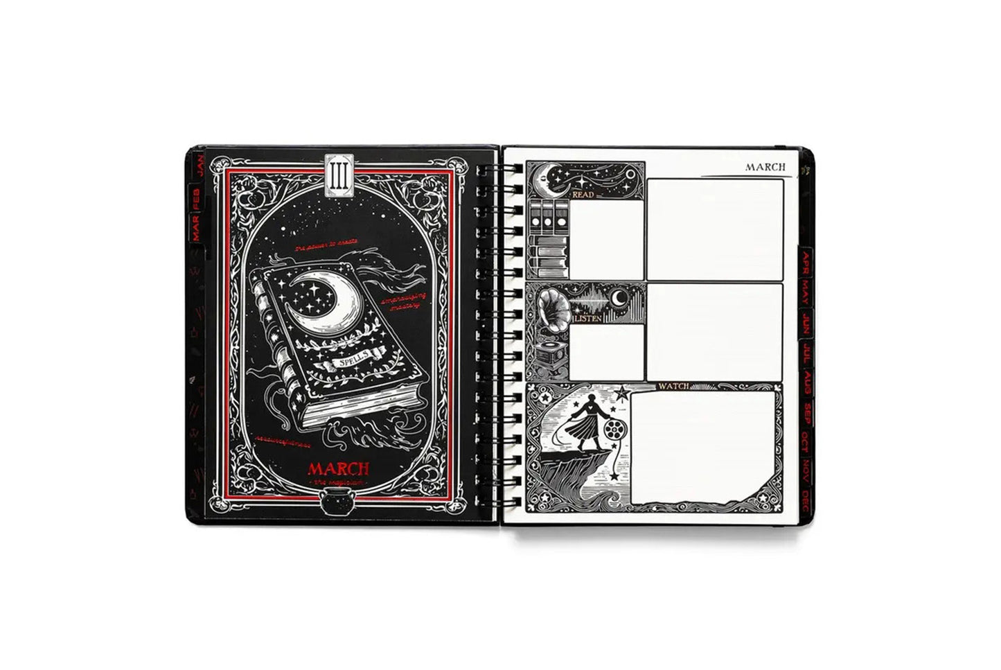 **Waiting for the Night Weekly Planner 2026 | Paper Cover**
