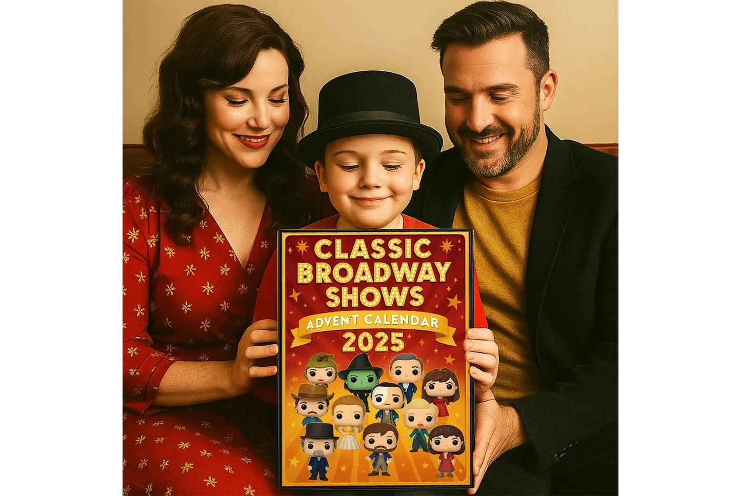 Shows Advent Calendar 2025 Classic Broadway Shows Christmas Countdown Calendar