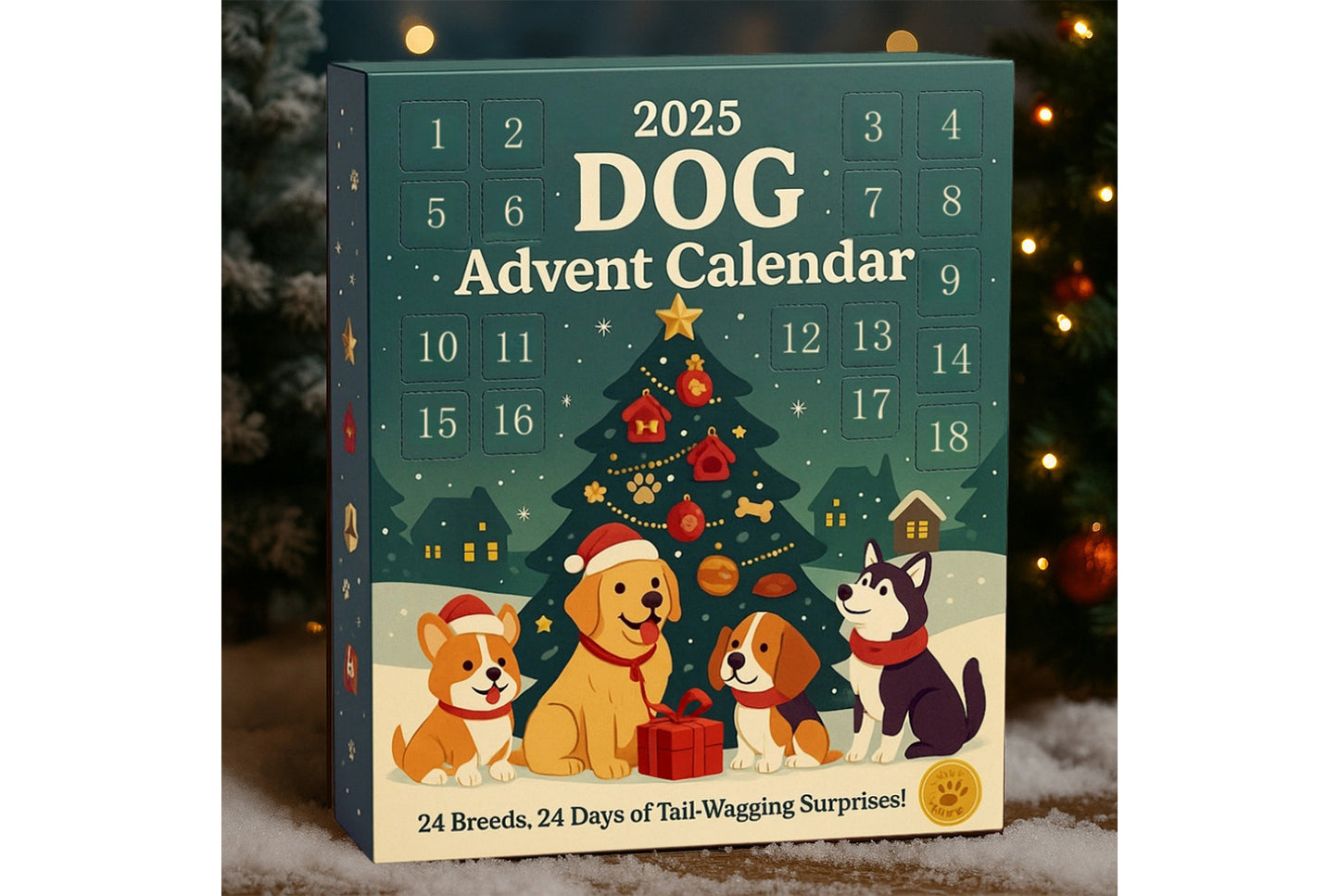 2025 Dog Advent Calendar | Christmas Countdown Blind Box Calendar