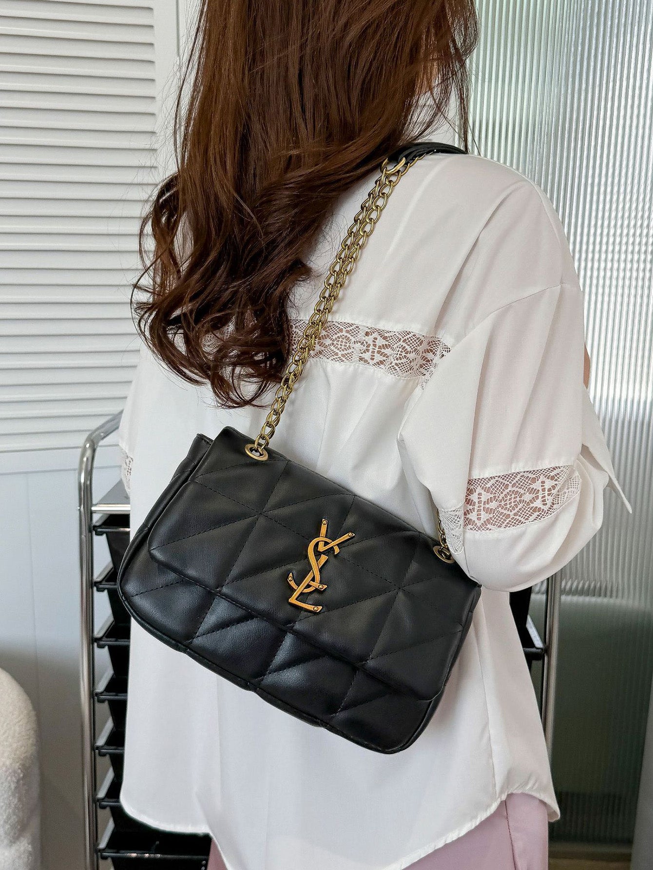 Elegant Quilted Chain Strap Shoulder Bag – The Perfect Blend of Style & Functionality - 4 colors