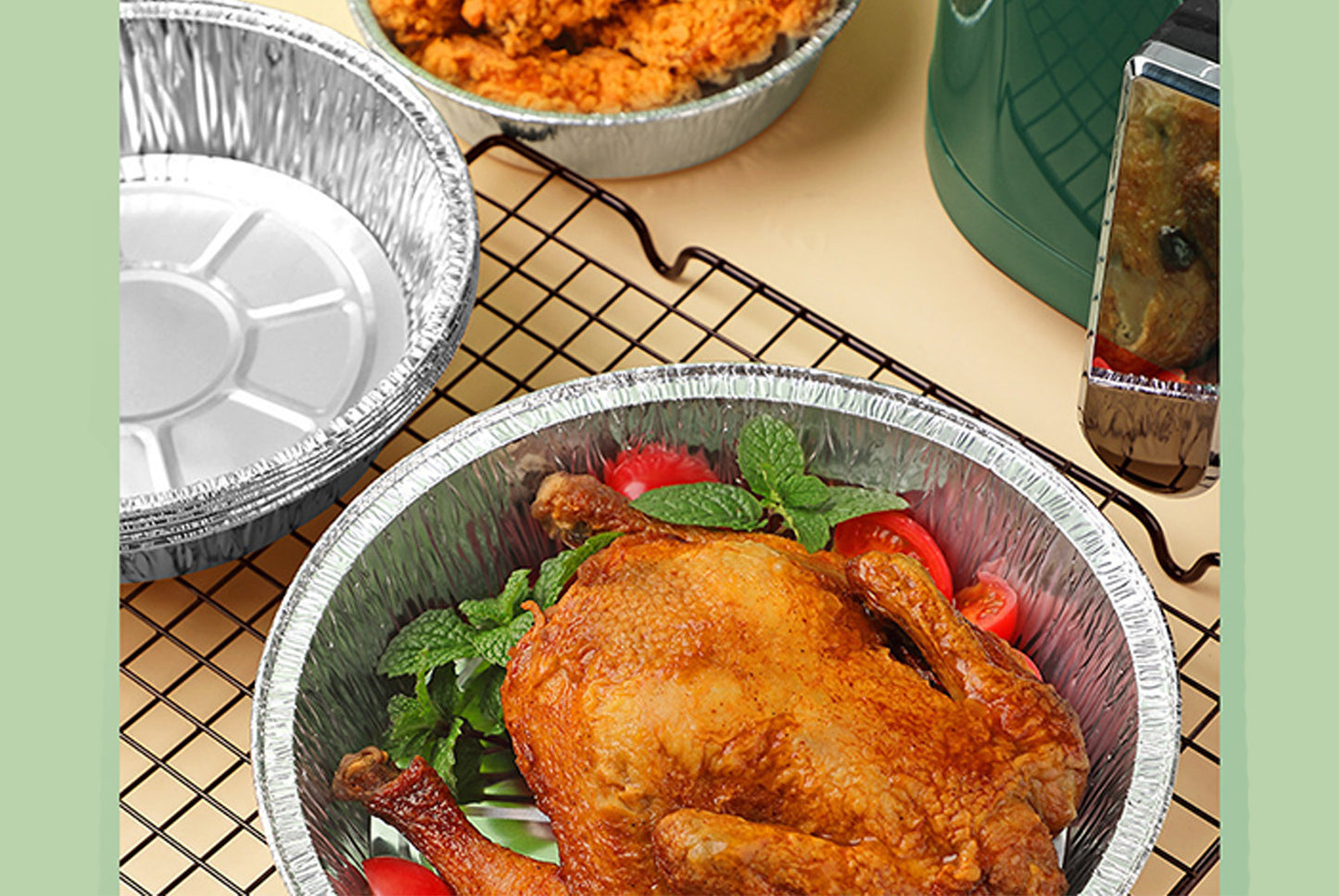 Aluminum foil tray