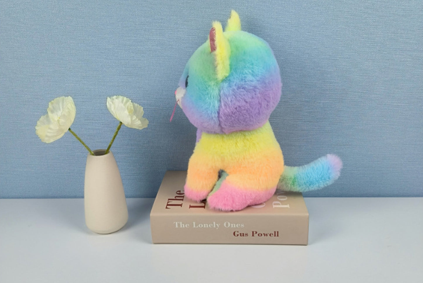 Rainbow Cat Plush | Chubby Plush Toy for Children's Birthday Gift