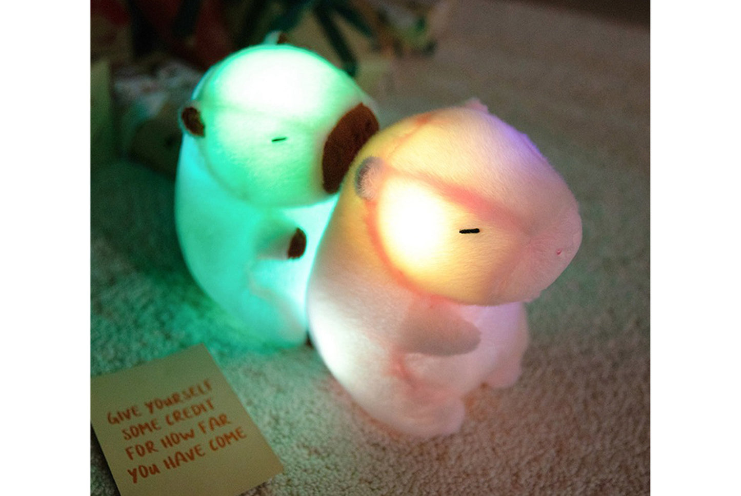 Light-Up Capybara Plush Toy